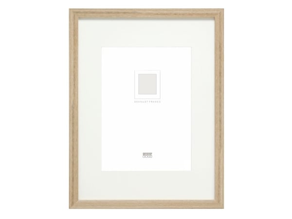 Deknudt S66KH1 P1, Enkel bilderamme, Glass, Tre, Naturlig, Bord, Vegg, 30 x 30 cm, Rektangulær