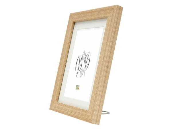 Deknudt S66KH1 P1, Enkel bilderamme, Glass, Tre, Naturlig, Bord, Vegg, 29,7 x 42 cm, Rektangulær