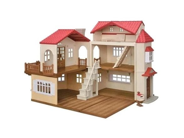 Sylvanian Families Lekesett Sylvanian Families Red Roof Country Home Miniature Rabbit House