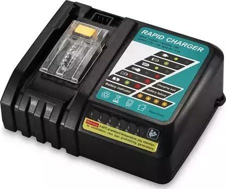 Extra Digitaalinen akkulaturi työkaluille MAKITA MT7218,18V 6.5A, Li-ioni Extra Digitaalinen akkulaturi työkaluille MAKITA MT7218,18V 6.5A, Li-ioni