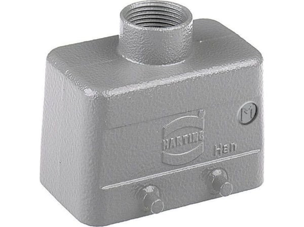 Harting stikkontakt-hus i metall rett M20 19300101420