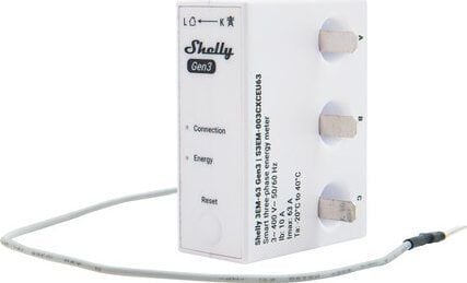 Shelly 3EM-63T Gen3 (flat terminal model)