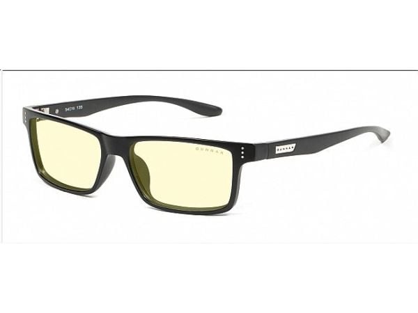 Gunnar Optiks Vertex, Rektangel, Spilling, Polykarbonat, Sort, Nylon-polymer, Rav