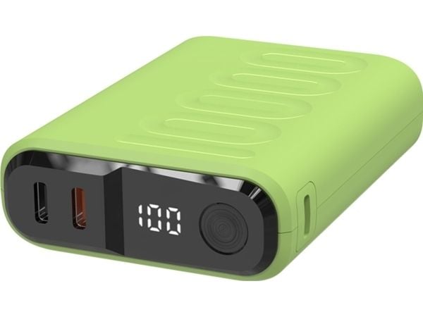 RealPower PB-10000C PD+, 10000 mAh, lysegrønn