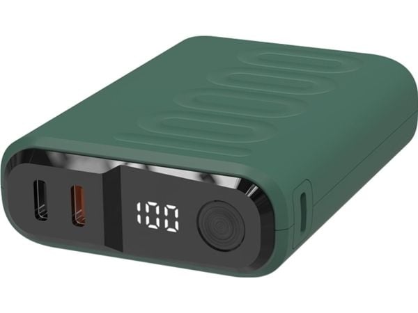 RealPower PB-10000C PD+, 10000 mAh, Mørkegrønn