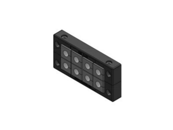 Icotek KEL 16/8 Kabelindføringsliste Polyamid Sort 1 stk