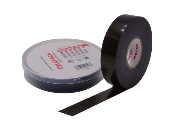 CellPack isoleringstape Premio 388 svart 6 m x 19 mm