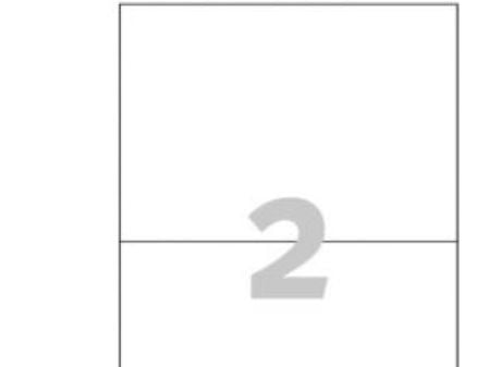 Avery QuickPEEL resirkulerte etiketter LR3655 - A5 (148 x 210 mm) 200 etikett(er) (100 ark x 2 resirkulerte etiketter