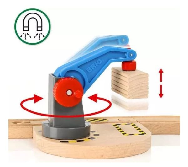 BRIO World Train Set Starter Lift & Load Set, Sekalainen, 3 vuosi/vuosia, Monivärinen