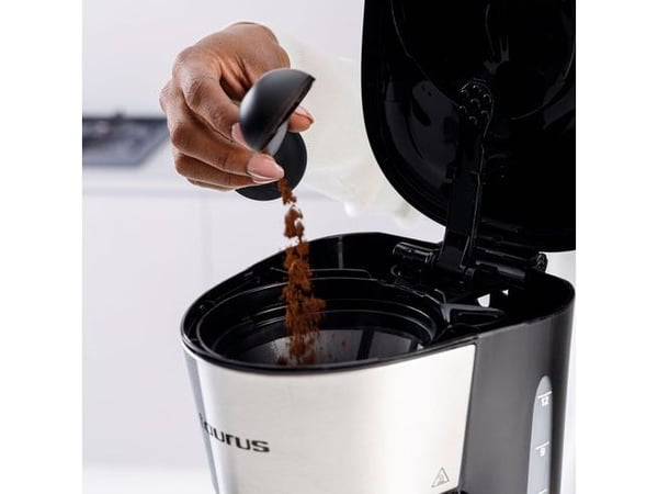 Taurus VERONA 12 INOX, Kaffebrygger (drypp), Malt kaffe, 1000 W, Svart, Rustfritt stål