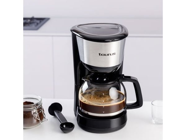 Taurus VERONA 12 INOX, Kaffebrygger (drypp), Malt kaffe, 1000 W, Svart, Rustfritt stål