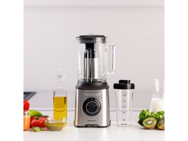 Taurus Prior Advance +, Bord juicepresse, 2 l, Isknusing, 1800 W, Svart, Rustfritt stål