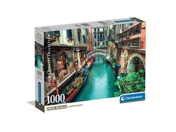 Clementoni Puslespil HQC Venice Canal, 1000 brikker