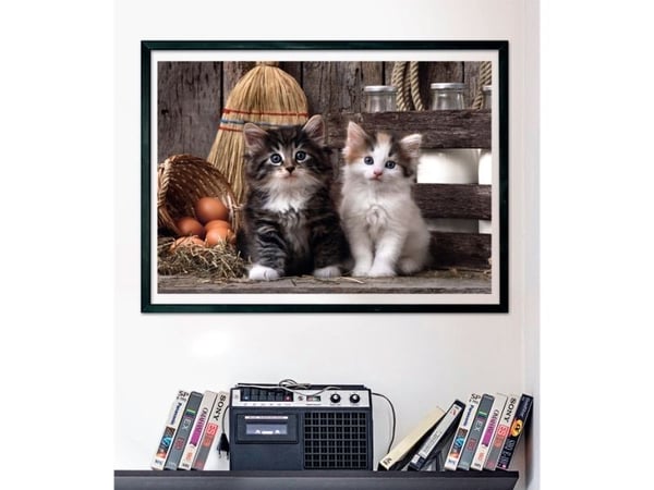 Clementoni Puzzle Compact Lovely Kittens 1000 brikker (39943)