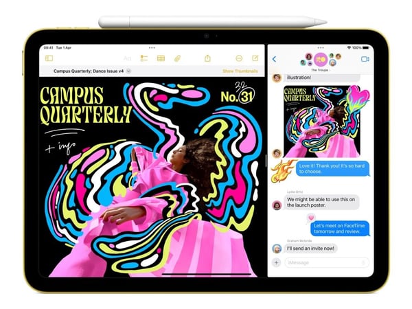 Apple iPad A16 Wi-Fi - Surfplatta - 256 GB - 11" IPS (2360 x 1640) - silver