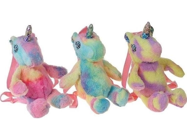 Enhörningsmjukisdressad ryggsäck MIX