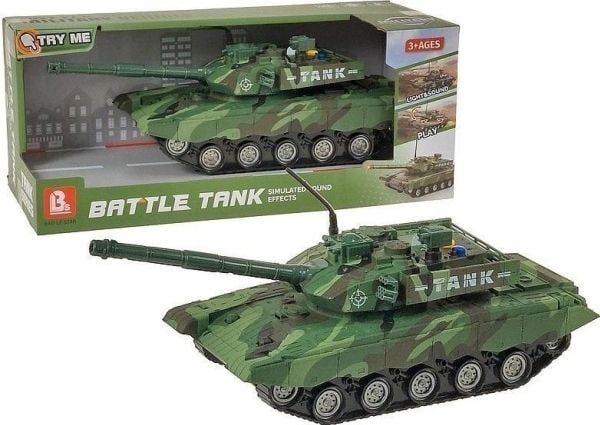 Tank med lys og lyd Tank med lys og lyd