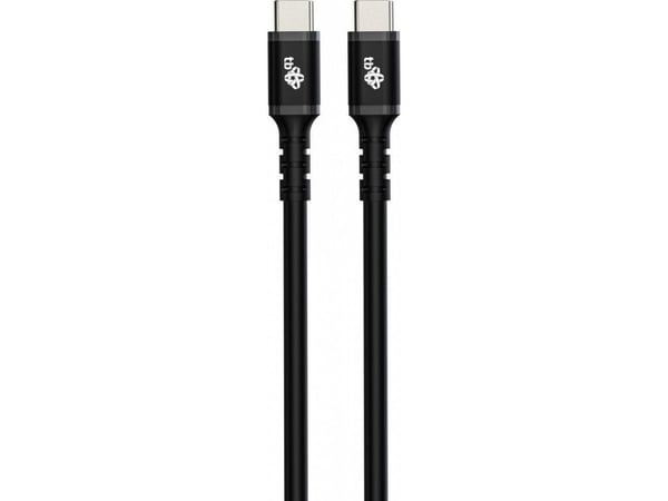 USB C - USB C kabel 3m silikon svart 2.0