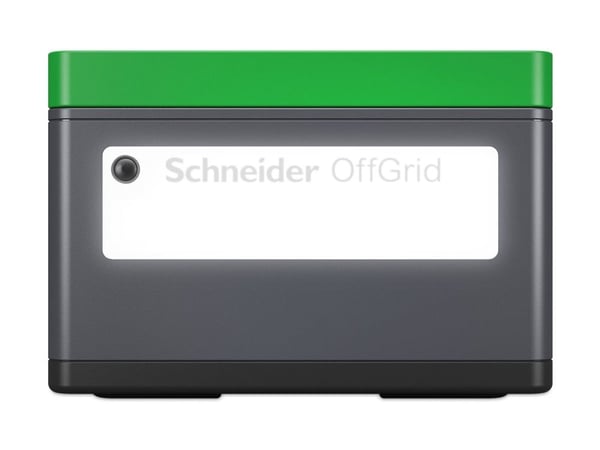 Schneider OffGrid 330 - Bærbar strømstasjon - LCD, litium-ion, 2 CEE 7/3 schuko-kontakter, sinuskurve, 3 USB-A, 1 USB-C, trådløs lader - AC 230 V -...