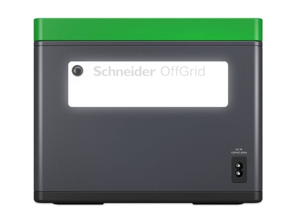 Schneider OffGrid 500 - Bærbar strømstasjon - LCD, litium-ion, 2 CEE 7/3 schuko-kontakter, sinuskurve, 3 USB-A, 2 USB-C, trådløs lader - AC 195 - 2...