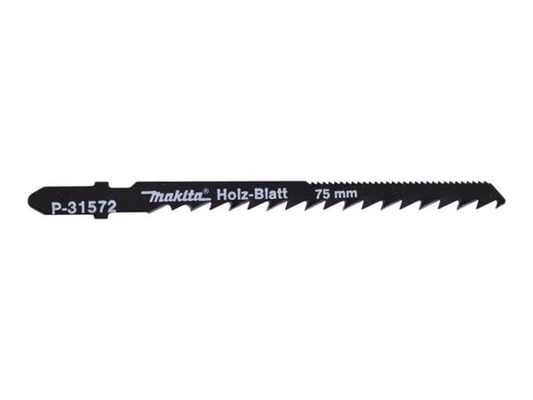Makita - Stikksagblad - for tre, plast, bløtt tre, løvtre - 5 deler - T-skaft - lengde: 100 mm - for Makita DJV182, DJV182Z