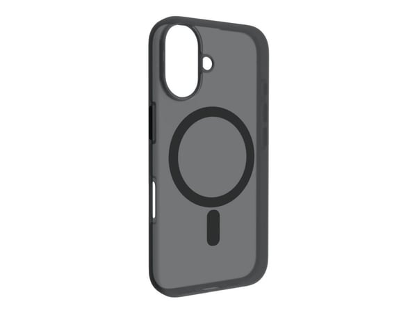 PURO Daylight - Baksidedeksel for mobiltelefon - MagSafe-samsvar - væskesilikon, polykarbonat - svart - for Apple iPhone 16