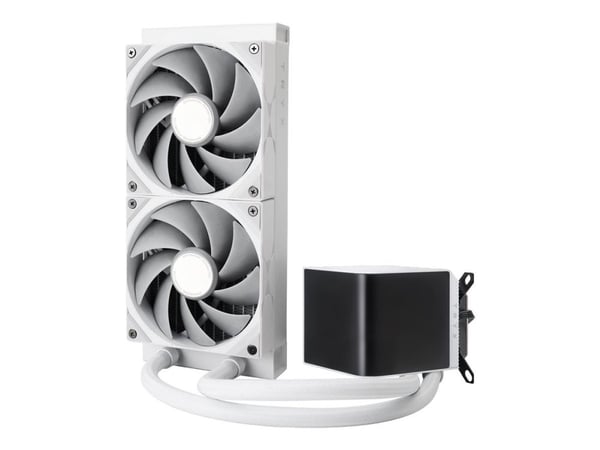 TRYX PANORAMA - Væskekjølesystem for prosessor - med L-formet AMOLED-skjerm - Radiatorstørrelse: 240 mm - (for: LGA115x Socket, LGA1200, LGA1700, L...