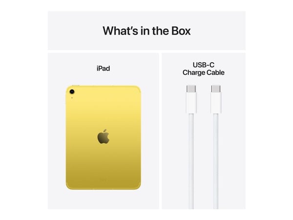Apple iPad A16 Wi-Fi + Cellular - Tablet - 256 GB - 11" IPS (2360 x 1640) - 3G, 4G, 5G - gul