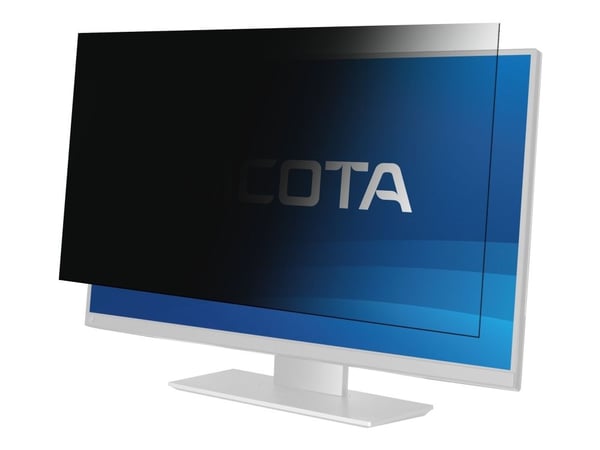 DICOTA - Personvernfilter for skjerm - 2-veis - avtakbar - klebemiddel - 24" - svart - for HP EliteDisplay E243i
