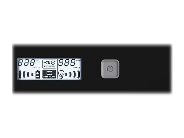 INFOSEC X4 RM Plus 3000 - UPS (räkkiversio) - AC 220/230/240 V - 1800 Watt - 3000 VA - 1-vaihe - 7 At - USB - lähtöliittimet: 10 - 19"