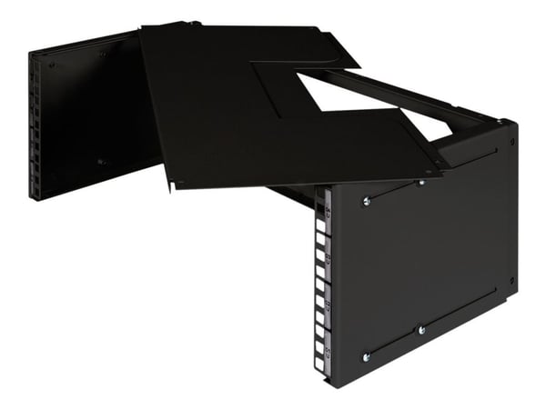 DIGITUS Professional DN-19-PB-TB-SW - Tverrstangbrakett - veggmonterbar - svart, RAL 9005 - 19"