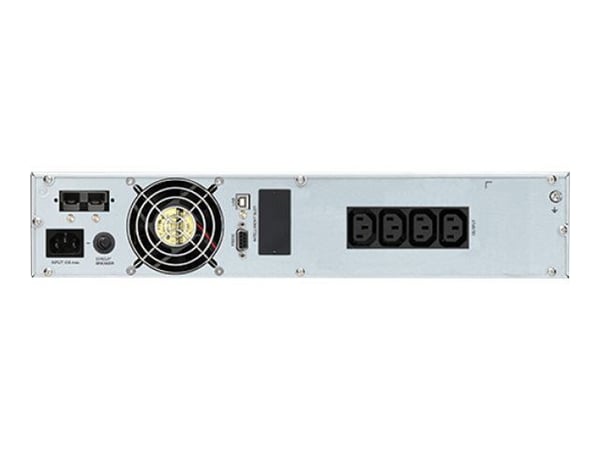 INFOSEC E3 Pro 2000 RT - UPS (rackmonterbar/ekstern) - AC 208/220/230/240 V - 1800 watt - 2000 VA - enkeltfase - 9 Ah - RS-232, USB - utgangskontak...