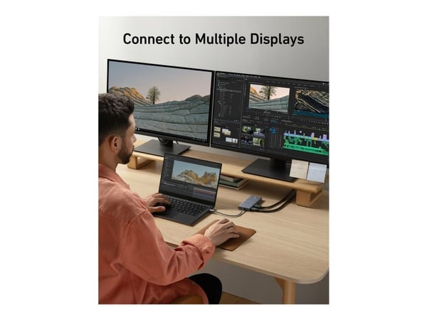 Anker 565 - Dockningsstation - USB-C - DP, HDMI - 1GbE