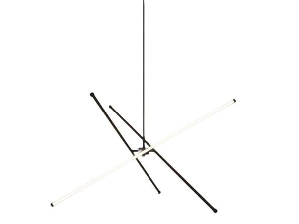 Domoletti pendellampe LED tanger 90 cm svart