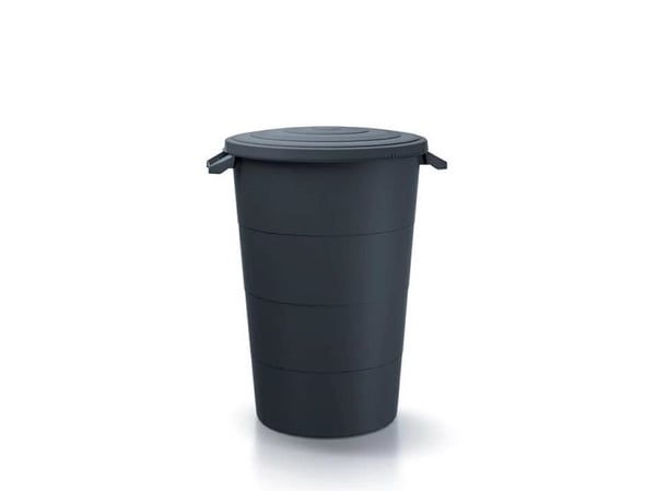 Prosperplast SMOOTH GARDEN BIN 80L BLACK KIERRÄTYS KEDEN