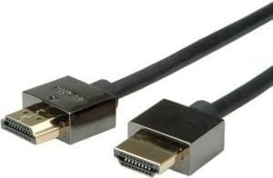 ROLINE HDMI 5m, 5m, HDMI Type A (Standard), HDMI Type A (Standard), 1920 x 1080 piksler, 3D, Svart