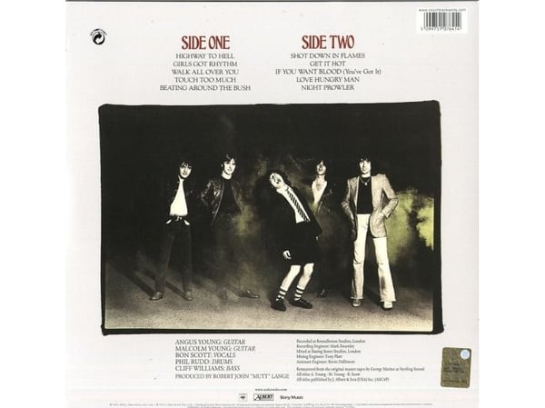 AC/DC "Highway To Hell" (180g)