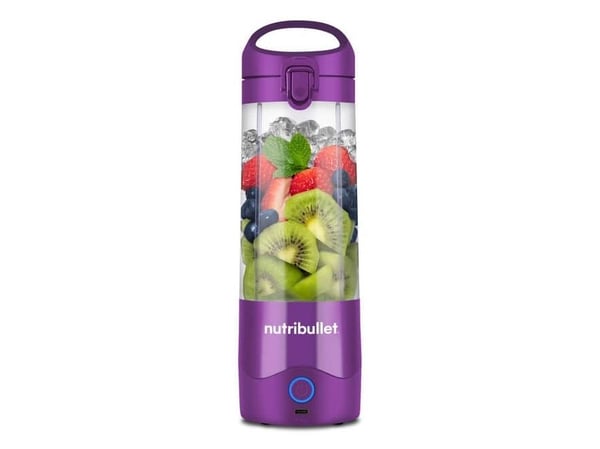 NutriBullet Portable, Portabel mixer, 0,475 L, Pulsfunktion, Iskrossning, 0,5 m, Lila
