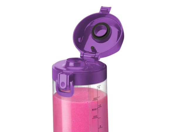 NutriBullet Portable, Bærbar blender, 0,475 l, Pulsfunksjon, Isknusing, 0,5 m, Lilla