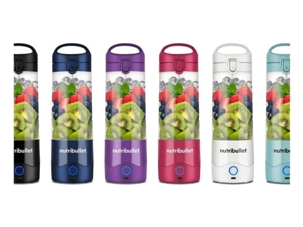 NutriBullet Portable, Bærbar blender, 0,475 l, Pulsfunksjon, Isknusing, 0,5 m, Lilla