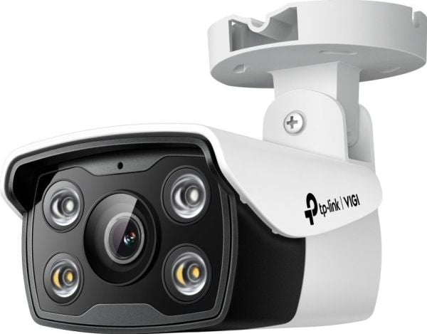 TP-Link VIGI C340I 2.8MM, IP-sikkerhetskamera, Utendørs, Koblet med ledninger (ikke trådløs), Tak/vegg/stang, Sort, Hvit, Kule (form)