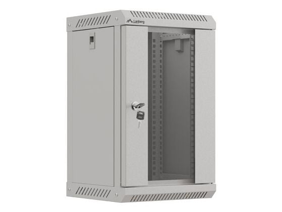 LANBERG 10" 9U 300X300 GRÅ GLASDÖRR INSTALLATIONSRACK (FLAT PACK)