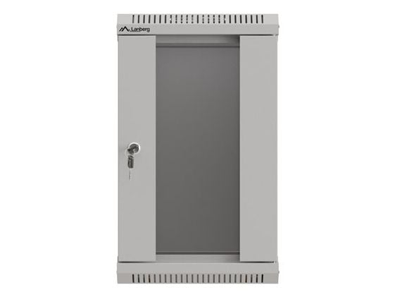 LANBERG 10" 9U 300X300 GRÅ GLASDÖRR INSTALLATIONSRACK (FLAT PACK)