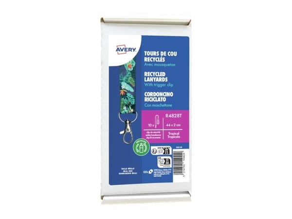 Avery R4828T, Merkeholder, Stoff, Flerfarget, 44 cm, 20 mm