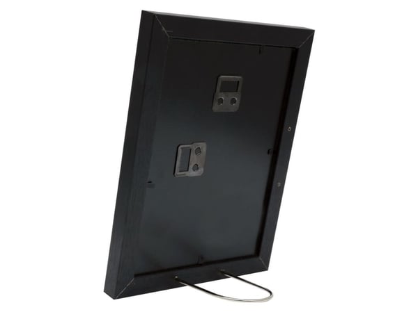 Deknudt S66KF2 P1, Enkel bilderamme, Glass, Tre, Sort, Bord, Vegg, 30 x 30 cm, Rektangulær