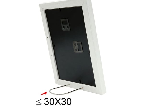 Deknudt S66KF1 P1, Enkel bilderamme, Glass, Tre, Hvit, Bord, Vegg, 29,7 x 42 cm, Rektangulær