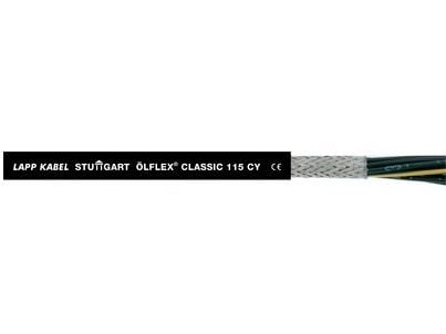 Lapp ÖLFLEX CLASSIC 115 CY BK, 100 m, Svart, PVC, 36 kg/km, 54 kg/km, 4000 V