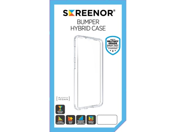 Screenor BUMPER, Suojus, Google, Pixel 9A, 16 cm (6.3"), Läpinäkyvä