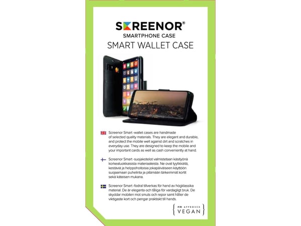 Screenor Smart - Lommebok for mobiltelefon - økolær - for Samsung Galaxy A36, A56