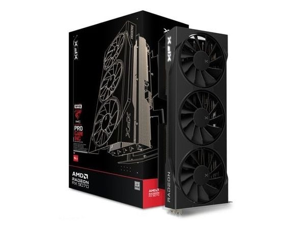 XFX Swift Radeon RX 9070 OC - Gaming Edition - grafikkort - Radeon RX 9070 - 16 GB GDDR6 - PCI Express 5.0 - 3 x DisplayPort, HDMI